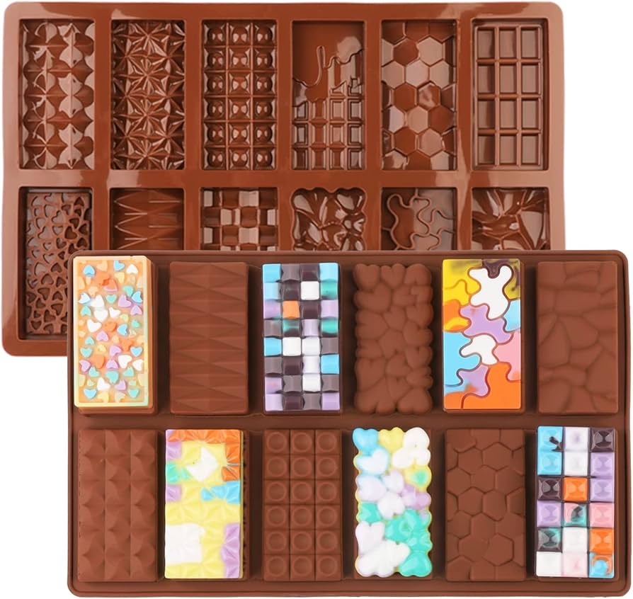 12 MIX DESIGN MEDIUM BAR SILICON MOULD