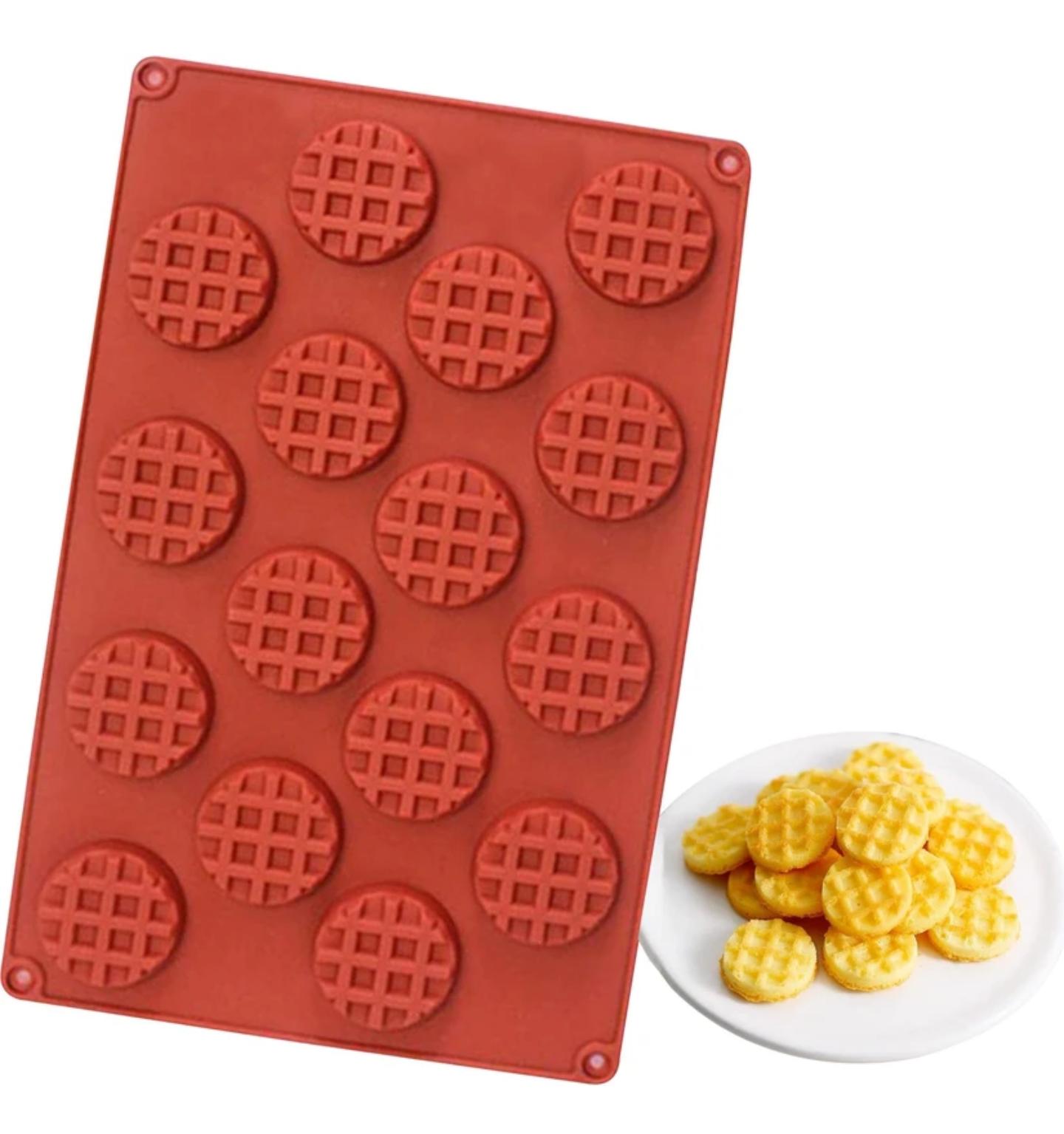 16 CAVITY Waffle SILICONE mould