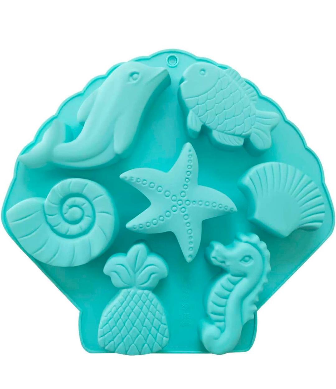 7 CAVITY SEA THEM SILICONE mould
