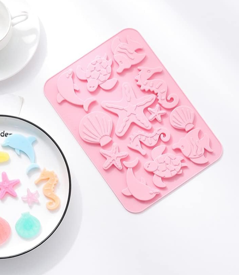 13 CAVITY SEA THEM SILICONE mould