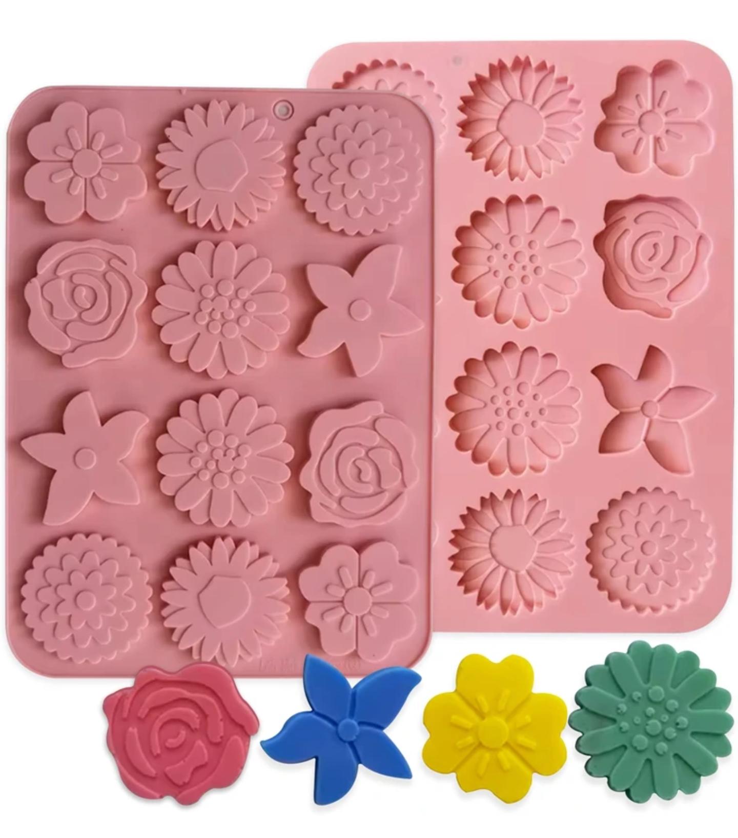 12 CAVITY FLOWER SILICON mould