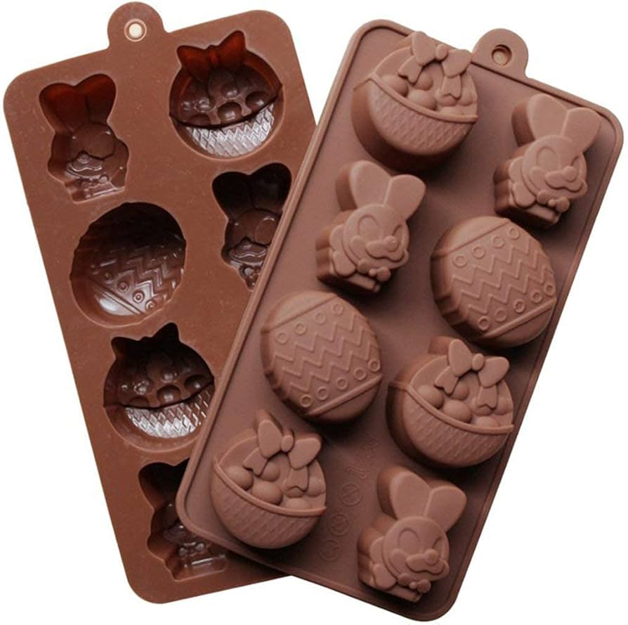 8 CAVITY Silicone Easter Theme Chocolate Mould