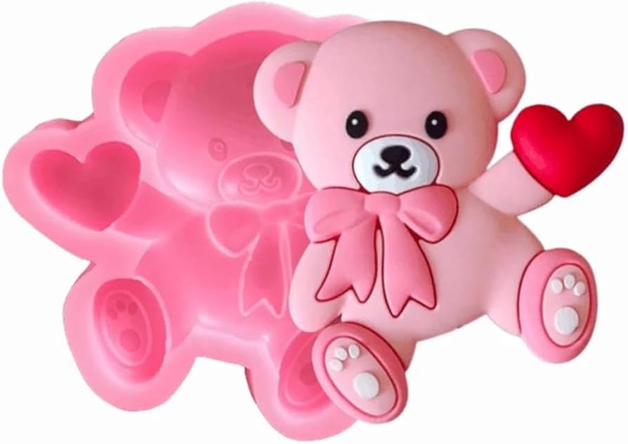 Cute Teddy Bear Chocolate Mold