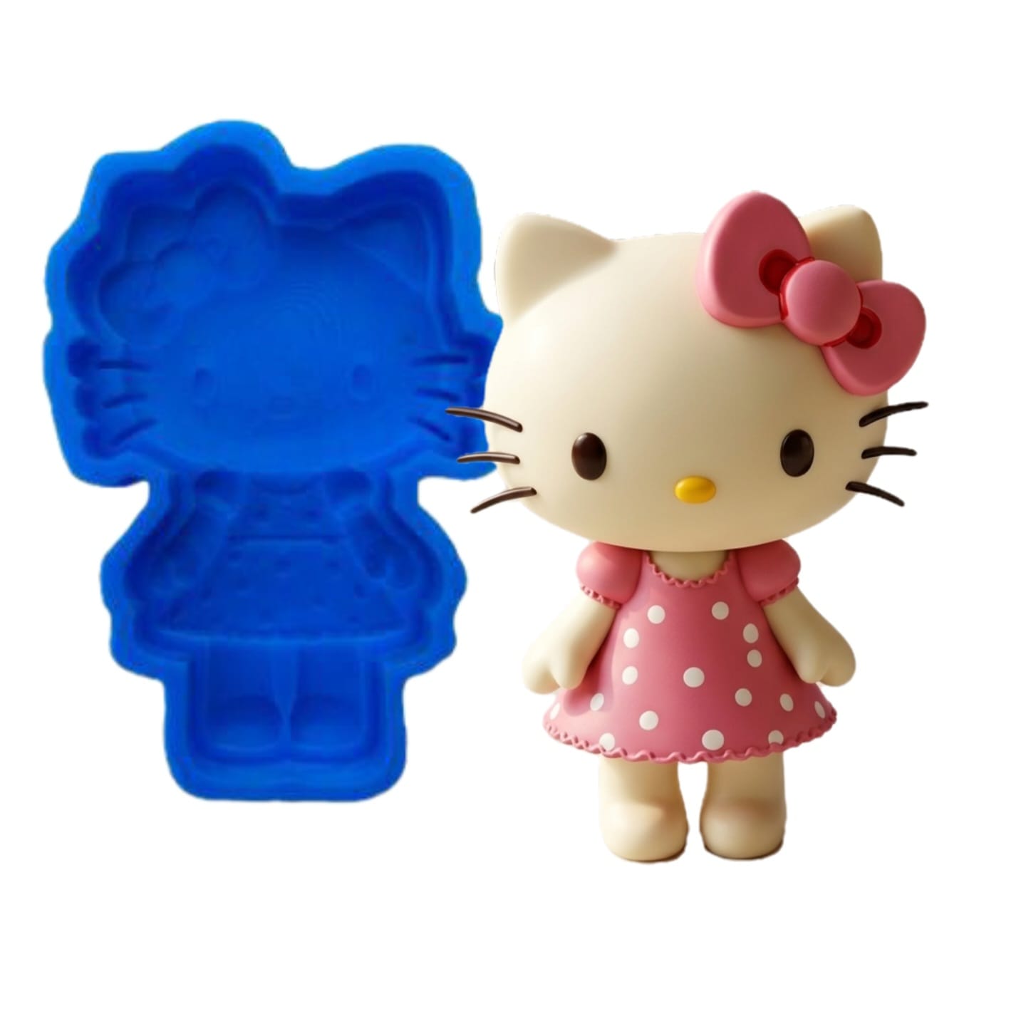 HELLO KITTY CAT SILICONE MOULD