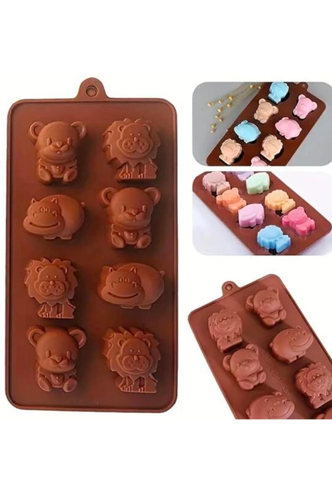 8 CAVITY ANIMAL Silicone Mould