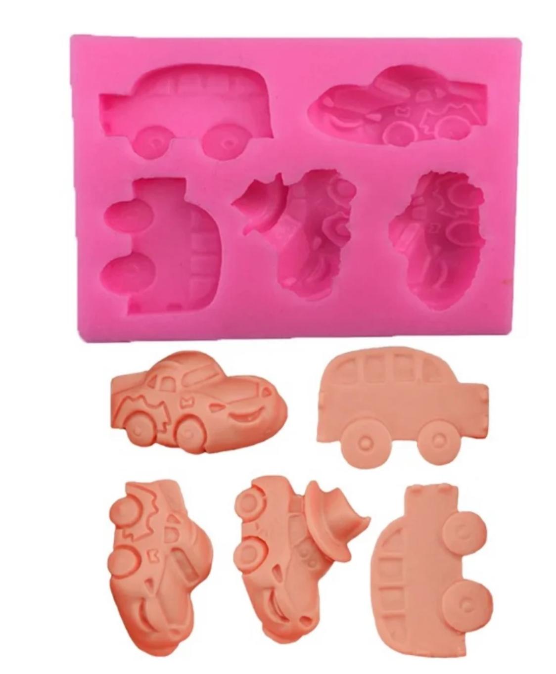 5 Cavity Toy car silicon mould