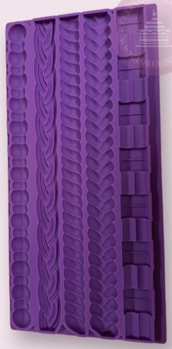 5 cavity Rope silicon mould