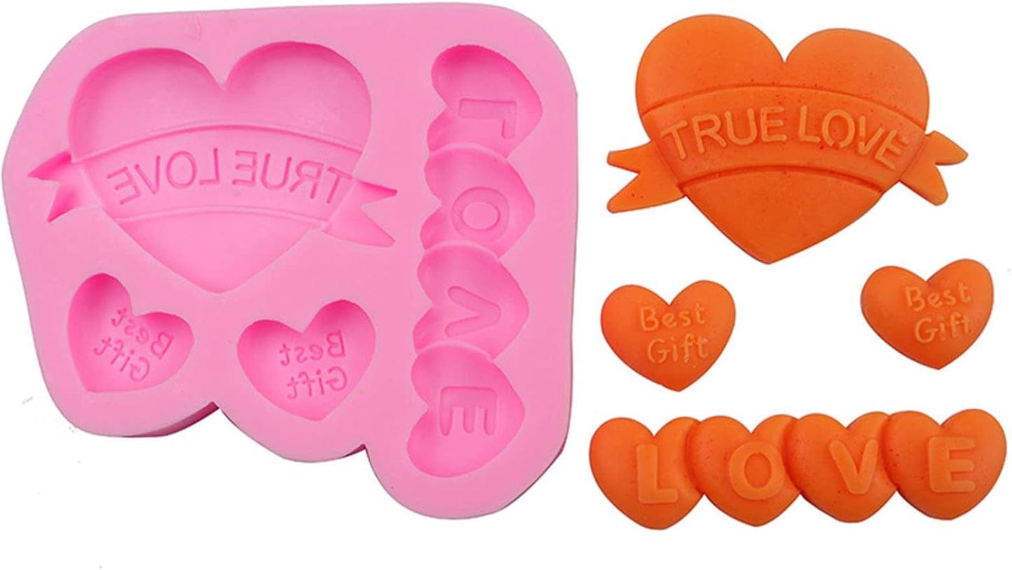4 cavity True love Silicon  Mould