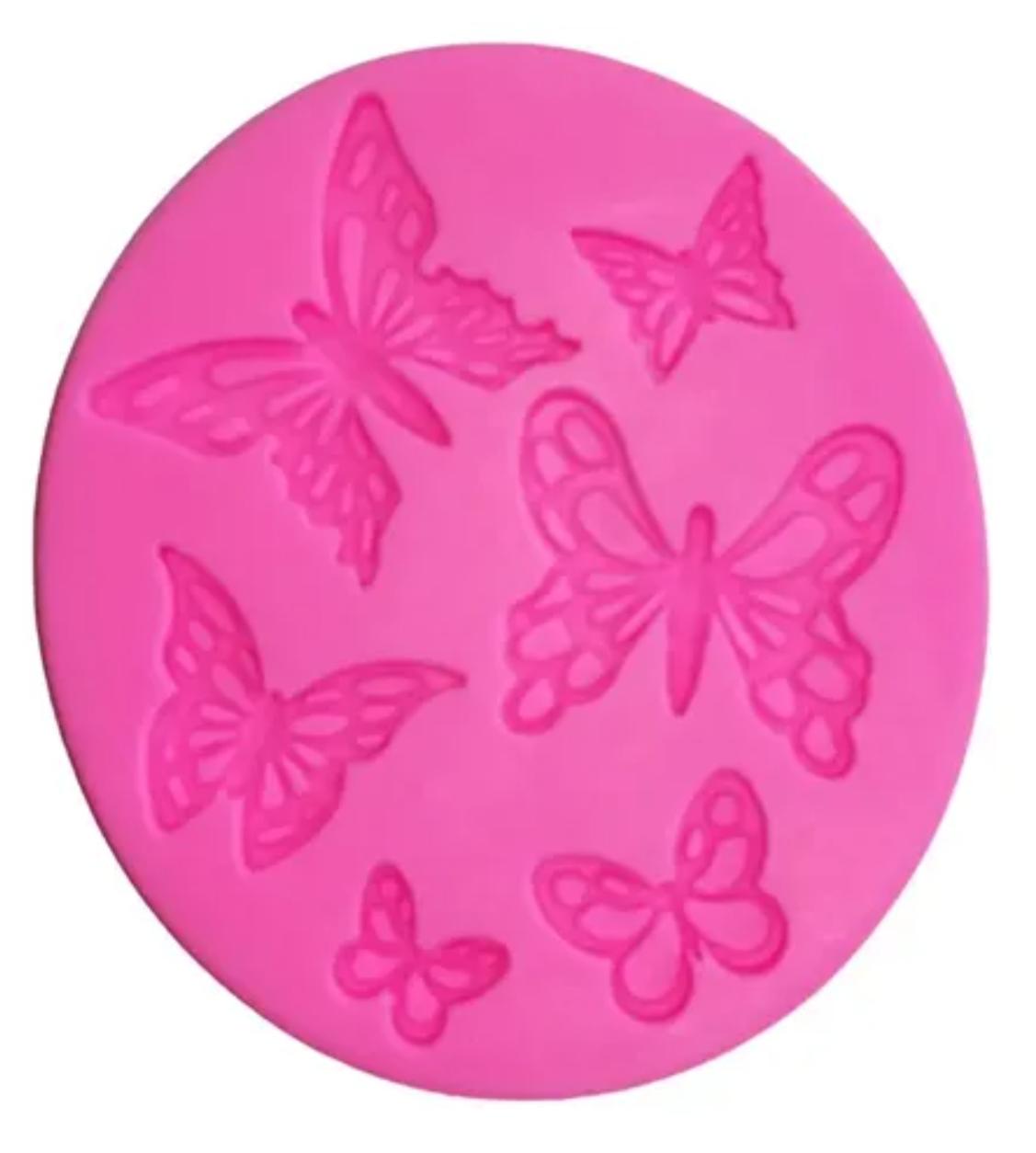6 cavity Butterfly silicon mould