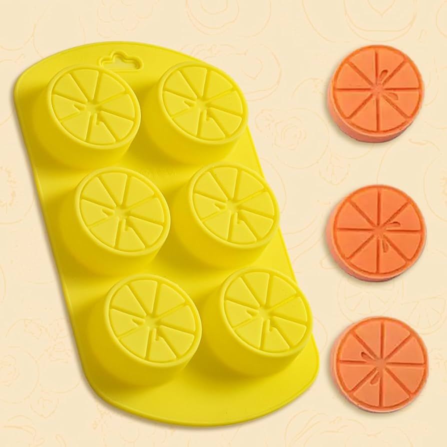 6 CAVITY Lemon Slice silicon mould