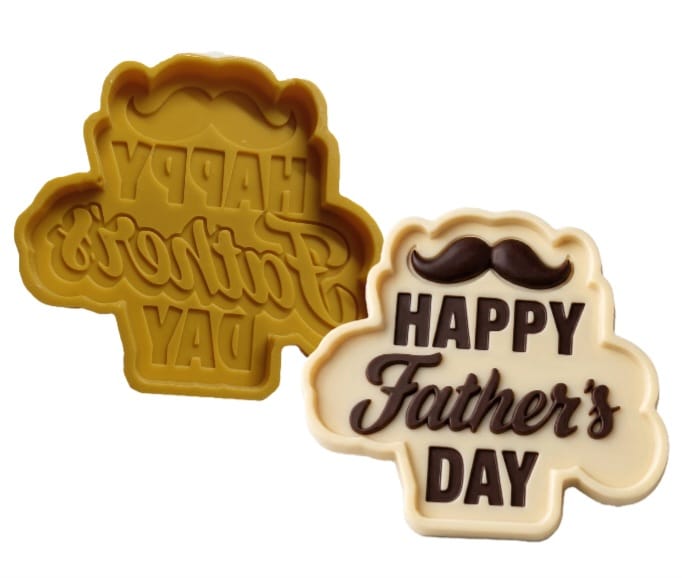Happy father's Day silicon mould