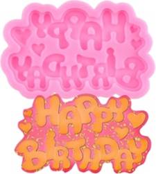 HAPPY BIRTHDAY SILICON MOULD
