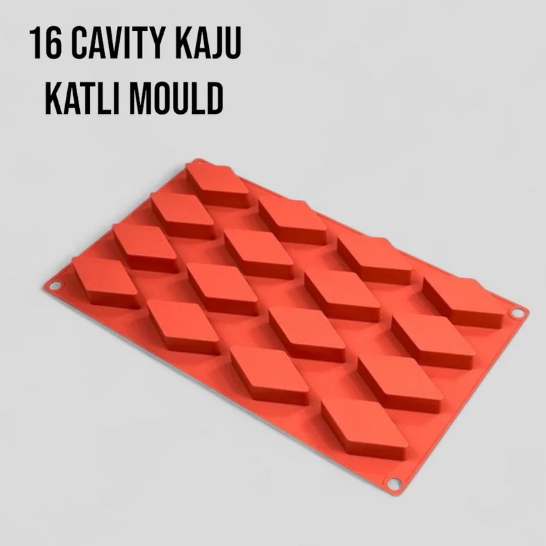 16 Cavity Diamond Kaju Katli (kaju Barfi)