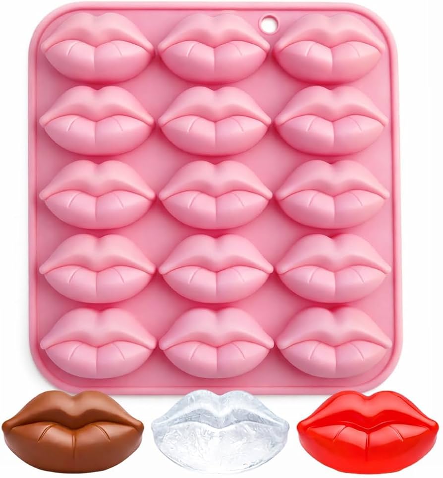 15 CAVITY LIP SILICONE MOULD