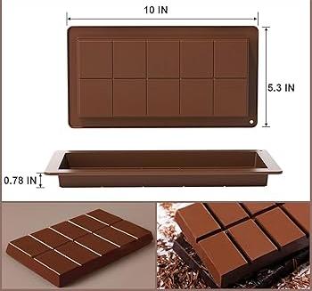 10 CAVITY DEEP CHOCOLATE SILICONE MOULD