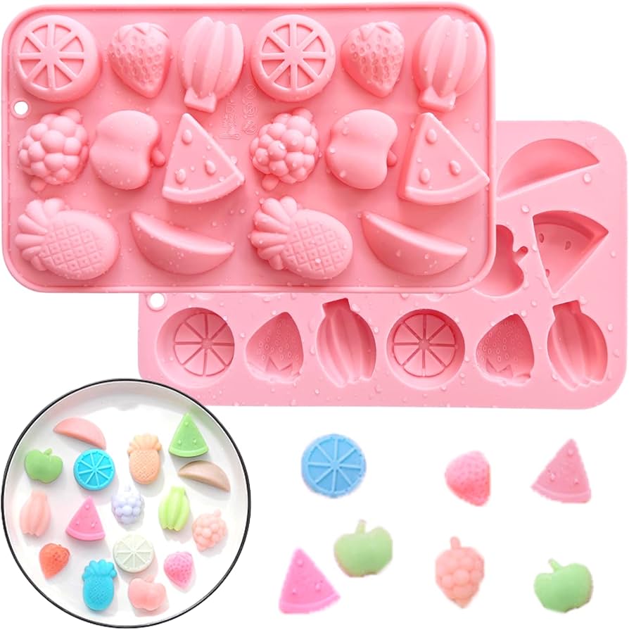 16 CAVITY FRUIT SILICONE MOULD
