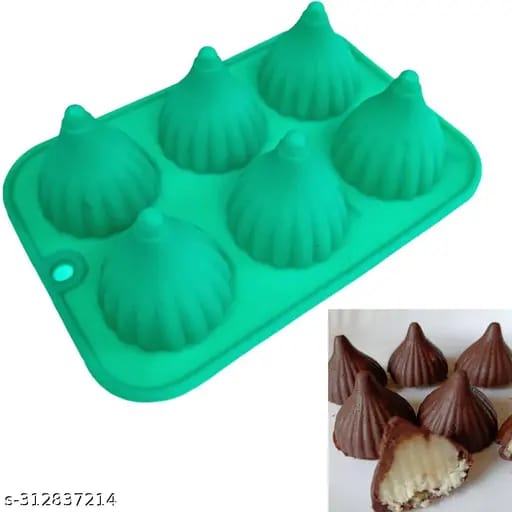 6 CAVITY MODAK SILICONE MOULD